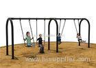 640 * 128 * 240 cm Children Swing Sets Color Custumized Safety