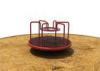 ECO Friendly Material Playground Spring Rider Rotational For 4 Kids
