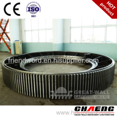 alloy steel casting gear ring for ball mill