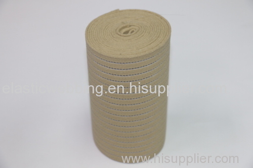 knitted elastic band elastic ribbon elastic tape solid color