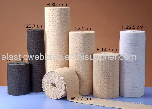 cotton elastic webbing knitted ribbon