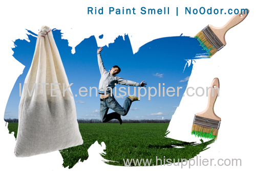 SMELLEZE Reusable Paint Smell Removal Deodorizer Pouch: Rid Painting Fumes Without Chemicals in 300 Sq. Ft.