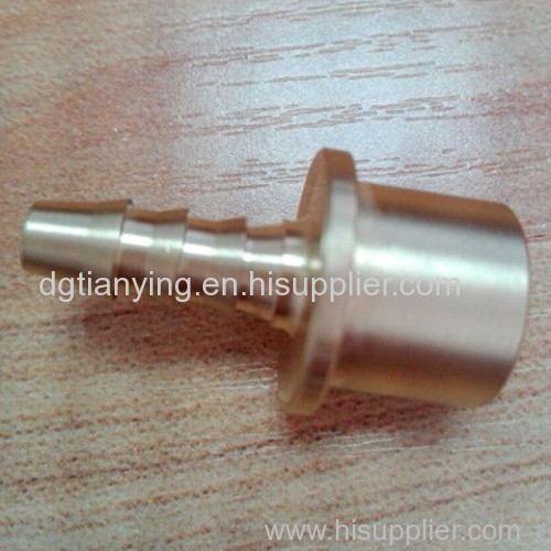 Brass crimp fitting hose barb hose end fitting