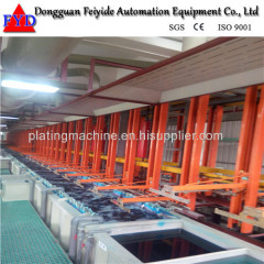 Feiyide Automatic Vertical Lift Chrome Rack Electroplating / Plating Machine for Bathroom Accessory