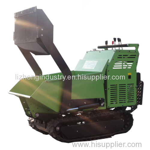 9hp 500kgs load capacity all hydarulic self-loading dumper mini