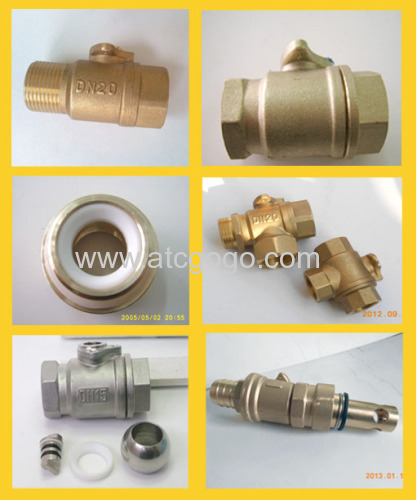 2 way motorized ball valve 6N.m motor actuated valve brass shut off valve