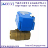 2 Way motorized ball valve with manual override for HVAC