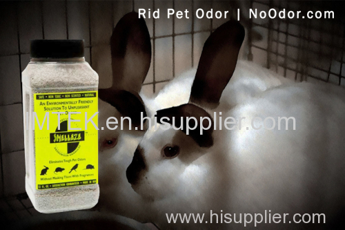 SMELLEZE Natural Pet Litter Odor Eliminator Deodorizer: 2 lb. Granules. Removes Dog Stench