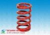 Red Powder Coated Machinery Springs / 9.5MM Wire Isolate Vibration Springs