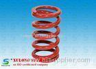 Red Powder Coated Machinery Springs / 9.5MM Wire Isolate Vibration Springs