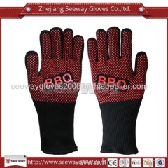 Seeway Cheap Heat Resistant Silicone Oven Mitts BBQ gloves