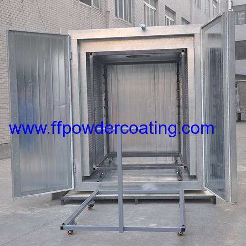 Electrostatic Powder Coating Oven for Sale with Racks