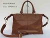 Fashion brown PU leather handbag