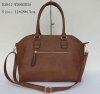 Ladies brown hand bag/PU handbag