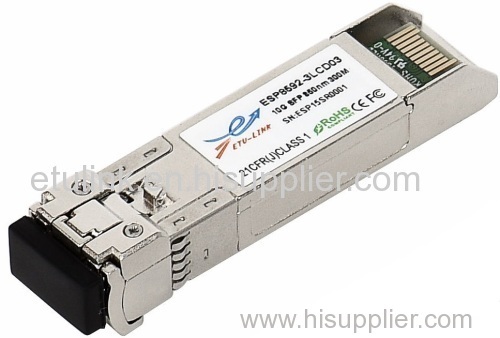 10G MM 850nm 300M SFP+ Transceiver