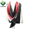 UK Deluxe Master Hood Black Outside And Red/White Lined Satin Inside