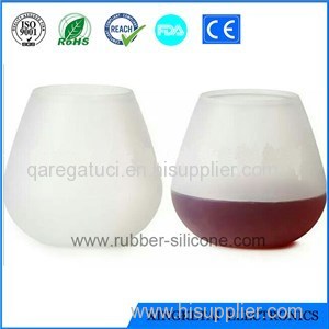 High Quality /Eco-friendly Wholesale Silicone Wine Glass With Custom Design