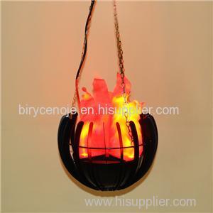 10W HANGING SILK FLAME EFFECT LED DECORATION LIGHT IN SCIMITAR SHAPE