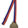 Gold Award Metal Graduation Medal With Ribbon