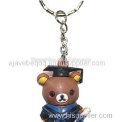 Graduation Bear Key Chain-Men Bear
