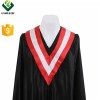 100% Satin Two Colors Gradutaion Shawl