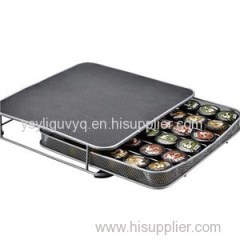 Metal Coffee Capusle Drawer Can Hold 30 Pcs Dolce Gusto