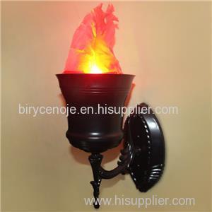 10W CYLINDER SHAPE ARTIFICIAL SILK EFFECT HANGING FLAME LIGHT