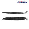 CCW 16x13 inch Carbon Fiber Folding remote control airplane Props for Fixed Wings