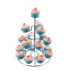 18 Cups Wire Cake Holder With Chrome Plated