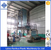 Three layer coextrusion pe film blowing machine