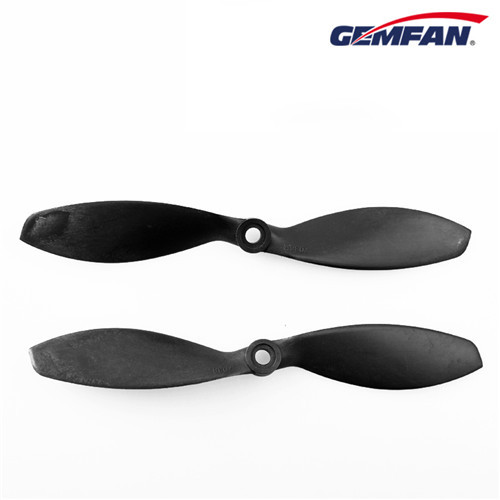 2 rc blades 7x3.8 inch black CCW propeller for drone