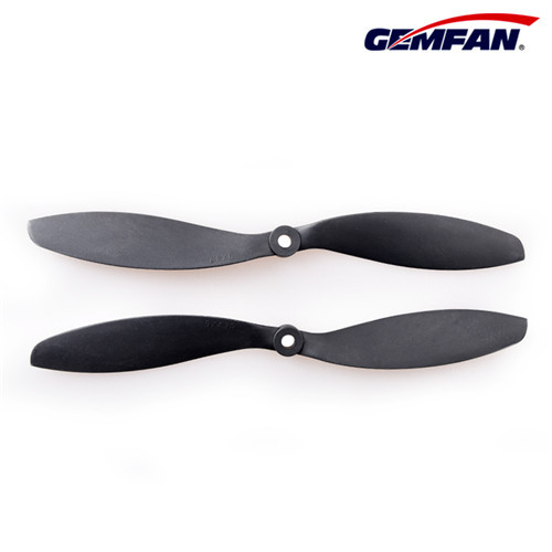 2 blades 9047 Carbon Nylon black rc airplane Propeller