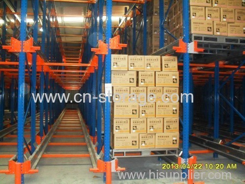 Radio Shuttle Storage Racking with Pallet Runners