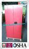 45 Gallon Red Flammable Goods Storage Cabinets Lockable For Paints And Inks