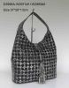 Fashion ladies snak fabric handbag