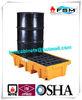 Two Drum Spill Decks Containment Pallets Heavy Duty For Oils / Chemicals