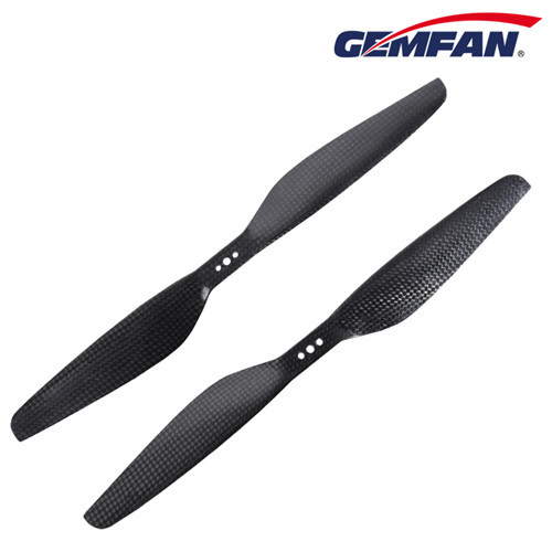 12x4 inch 2 blades cw T-type carbion fiber composite aircraft propeller