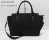 Fashion black PU leather ladies handbag