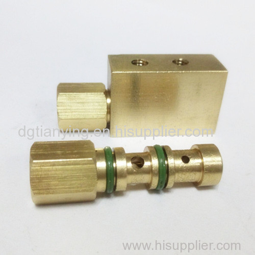 Brass joint coupling for machanical parts