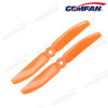 Gemfan 2 Blade 5x4 Bullnose PC Orange Green Black Propellers