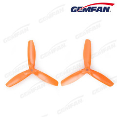 3 blades 5x5 inch PC rc drone bullnose BN rc mulitimotor propellers
