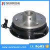 Electromagnetic clutch with bearing pedestal