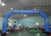 Durable Blue PVC Inflatable Finish Line Race Arch CE / EN71 Certificated