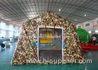 Big Camouflage Wall Inflatable Military Tent 12 Person Heat Sealed