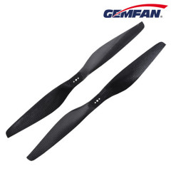 1555 2 blades cw T-type carbon fiber airplane propellers