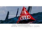 Bright Red Pyramid Sea Floating Inflatable Marker Buoys Advertising