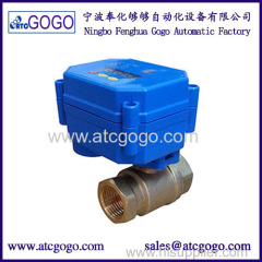 Timing mode and countdown mode MINI auto drain motorized ball valve for air compressor & water treatment works