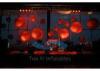 Trade Show LED Commercial Lighted Helium Balloon Show Advertising