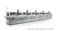 auto multi-colors screen printing machine line for mug cup bottle etc round surface