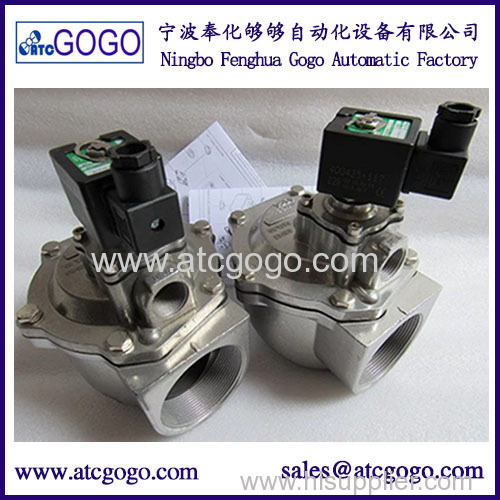 ASCO type 2 inch right angle pulse diaphragm valve Aluminum alloy solenoid valve